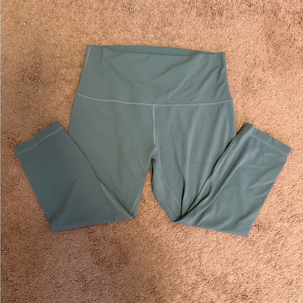 Lululemon High-Waisted Leggings - Sage Green